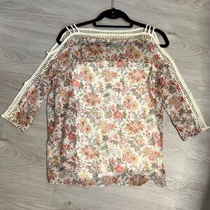 BAILEY 44 Wild Heart silk blouse top, size XS